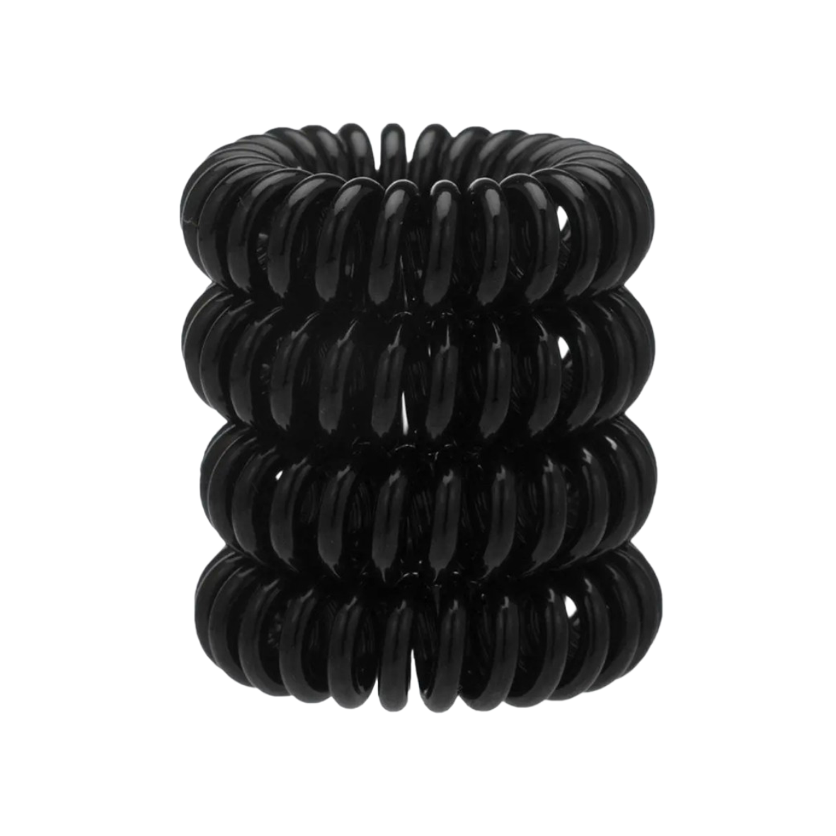 Spiral Hair Ties Black - Posie